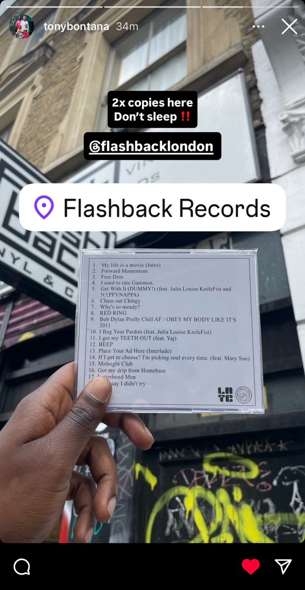 “The Beautiful Malaise” available at

Flashback Records
131 Bethnal Green Road
Shoreditch
London

<a href="/tonybontana0121/">Tony Bontana</a>