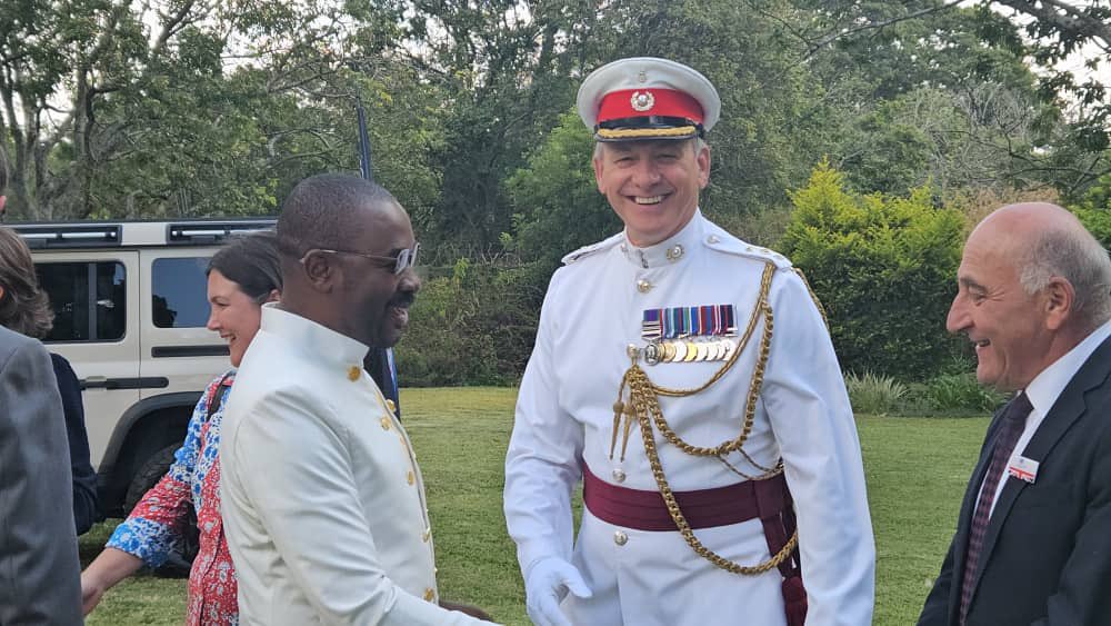 Attending  <a href="/UKinZimbabwe/">UKinZimbabwe 🇬🇧 🇿🇼</a> Embassy function. The future is bright.