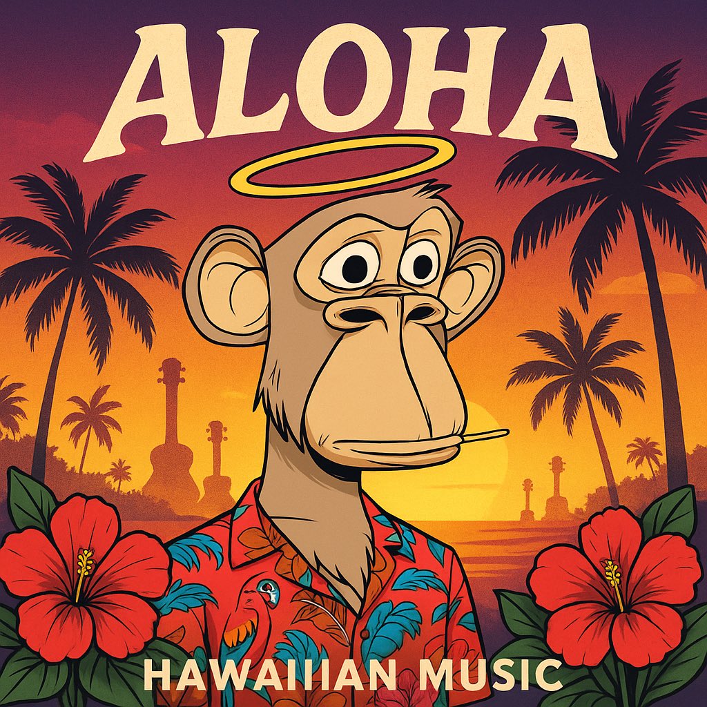 Aloha fam 🌺 thrilled to drop my new album “Paradise Serenade” 8 tracks of pure hawaiian vibes to soundtrack your summer 🌞🌴🎶

Available in Spotify 

<a href="/BoredApeYC/">Bored Ape Yacht Club 🍌</a> <a href="/yugalabs/">Yuga Labs</a> <a href="/painter_crypto/">cryptopainter 🐯🍌</a> <a href="/TheeHustleHouse/">BaronVonHustle 🍌</a> <a href="/PeterParkerNFT/">Peter Parker</a> <a href="/illaDaProducer/">illaDaProducer🍌</a> <a href="/CryptoGarga/">Garga.eth (Greg Solano)</a>  <a href="/WelcomeApes/">Welcome Apes 🍌</a>