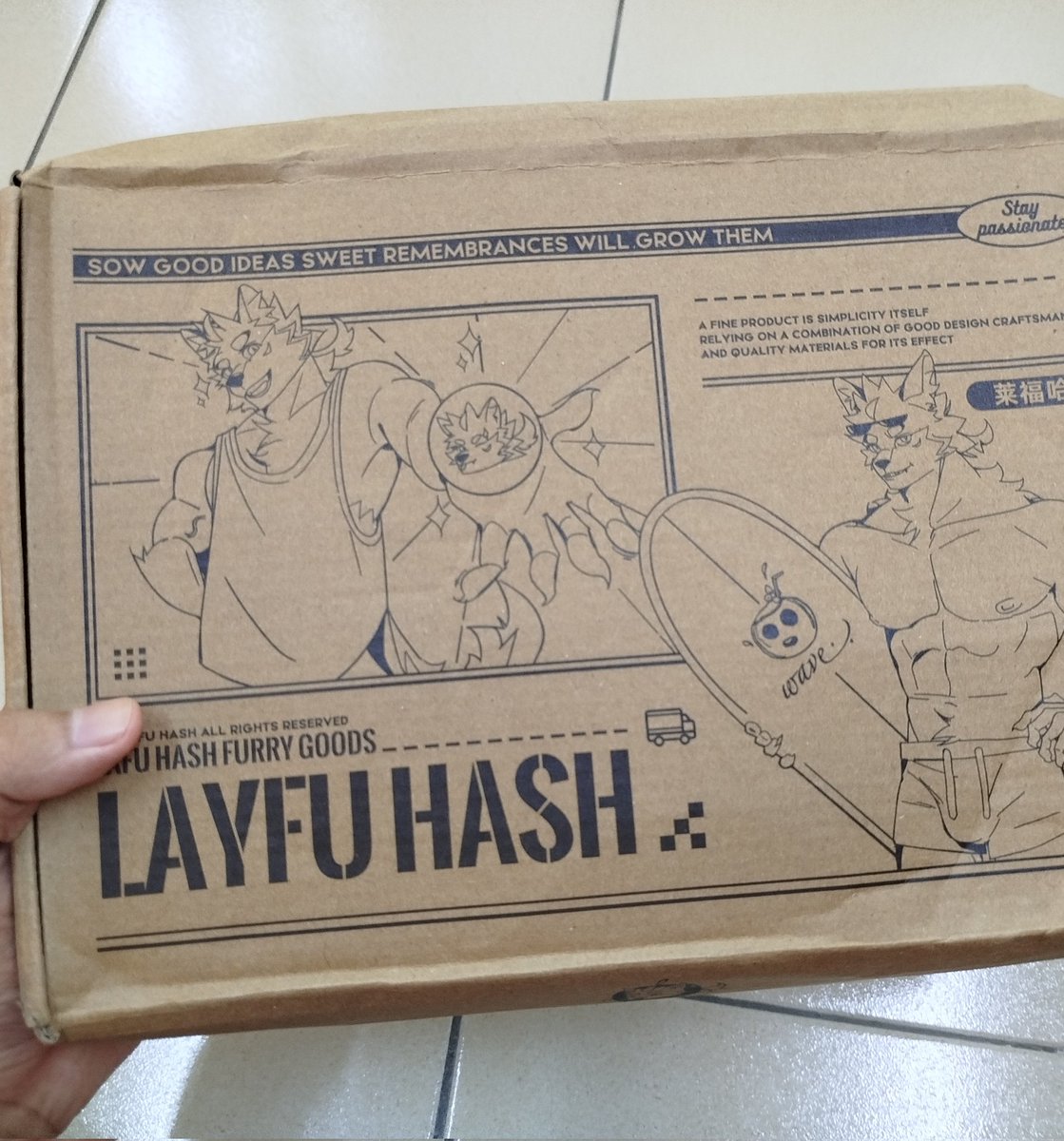 haznutte's tweet image. taobao stuff arrived today