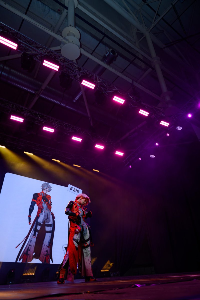 TrashsGod's tweet photo. My stage performance at @fanconua as Scar from Wuthering Waves. 

P.S. This costume is fully handmade. Please let's delight the person who sewed it  - @LaeLassa (I helped a bit😅)

#fancon #scar #WutheringWaves #wuwa #fanconua2025 https://t.co/rq73jTnv2y