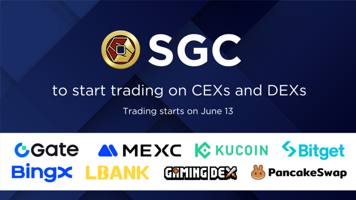 $SGC to Start Trading on Multiple CEXs and DEXs from June 13, 2025. 

You can use $SGC in the strategic card battle game "KAI SANGOKUSHI TAISEN -Battle of Three Kingdoms- ( <a href="/b3k_games/">KAI Battle of Three Kingdoms</a> )", which utilizes SEGA's ( <a href="/SEGA/">SEGA</a> ) "Sangokushi Taisen" IP.
medium.com/@bobg_info/sgc…