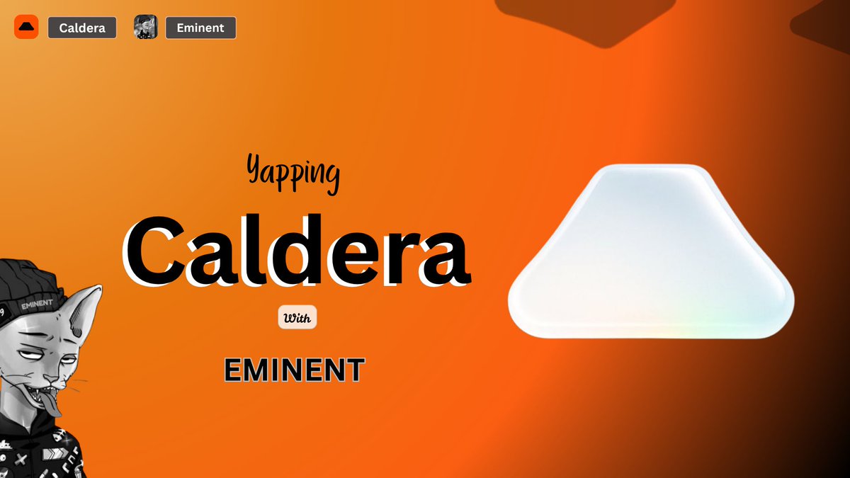 Gm CT.🔥 

Ethereum rollup! ecosystem is on fire! 🔥 

<a href="/Calderaxyz/">Caldera</a> just unveiled Metalayer, a seamless, intent‑based bridge connecting 100+ rollups with transactions settling in seconds  .

Plus, $ERA token airdrop hype is heating up, campaigns &amp; Caldera Crusade are live. Earn