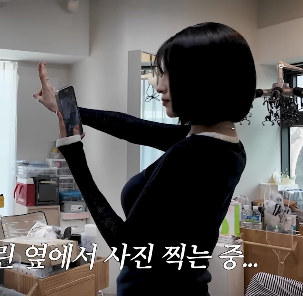 deathnotevil's tweet image. i dont care, short hair Sowon is actually really good and villainy hot 😭