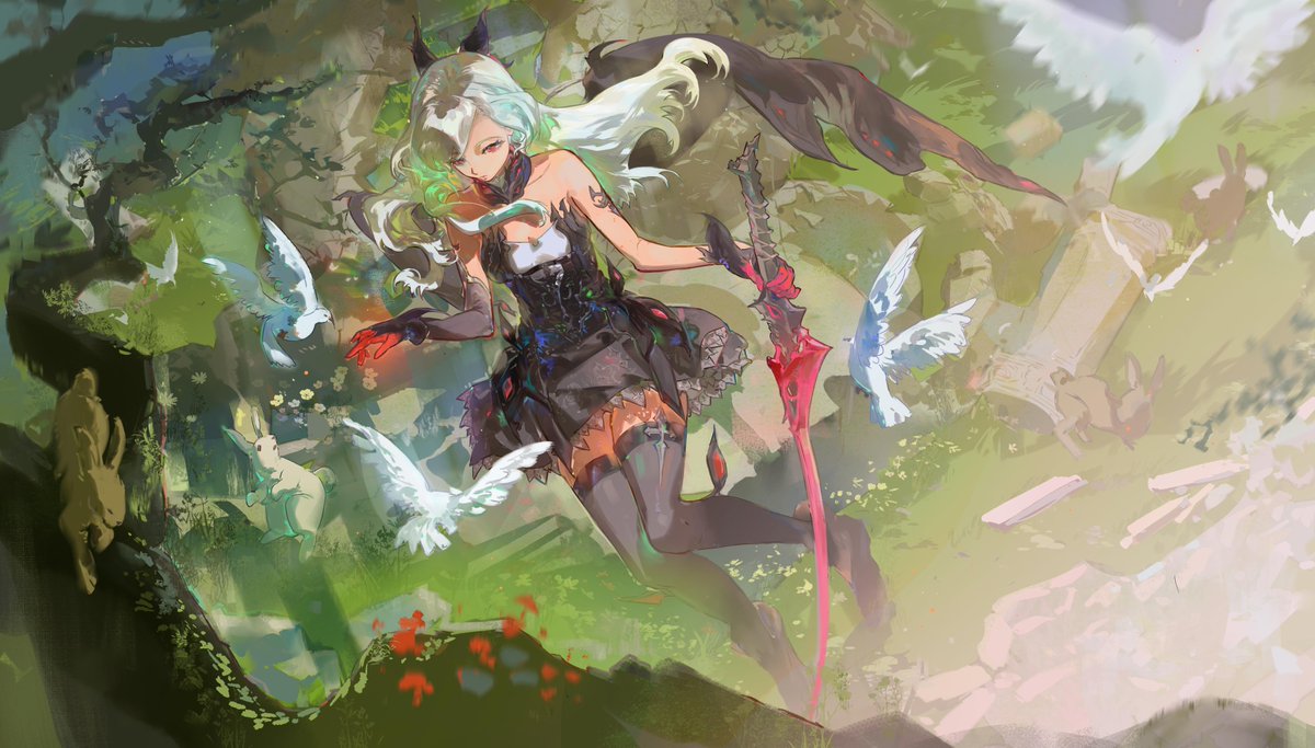 Muyihui1's tweet image. 当废墟重遇新生🌿#DNAUGC #DuetNightAbyss #デュエットナイトアビス #デナアビ #듀엣_나이트_어비스 #二重螺旋