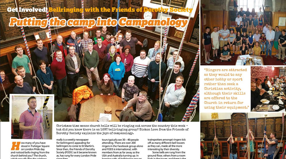 dickonlove's tweet photo. So @PrideInLondon has asked for a stop to the tradition (since 1991) of LGBTQ+ bellringers supporting them &amp; ringing for Pride this year at St Martin in the Fields. Disappointing for those who find this a way to meet other LGBTQ+ ringers. @Gay_London_Life #PrideBansBells https://t.co/O35m5qA6Mg