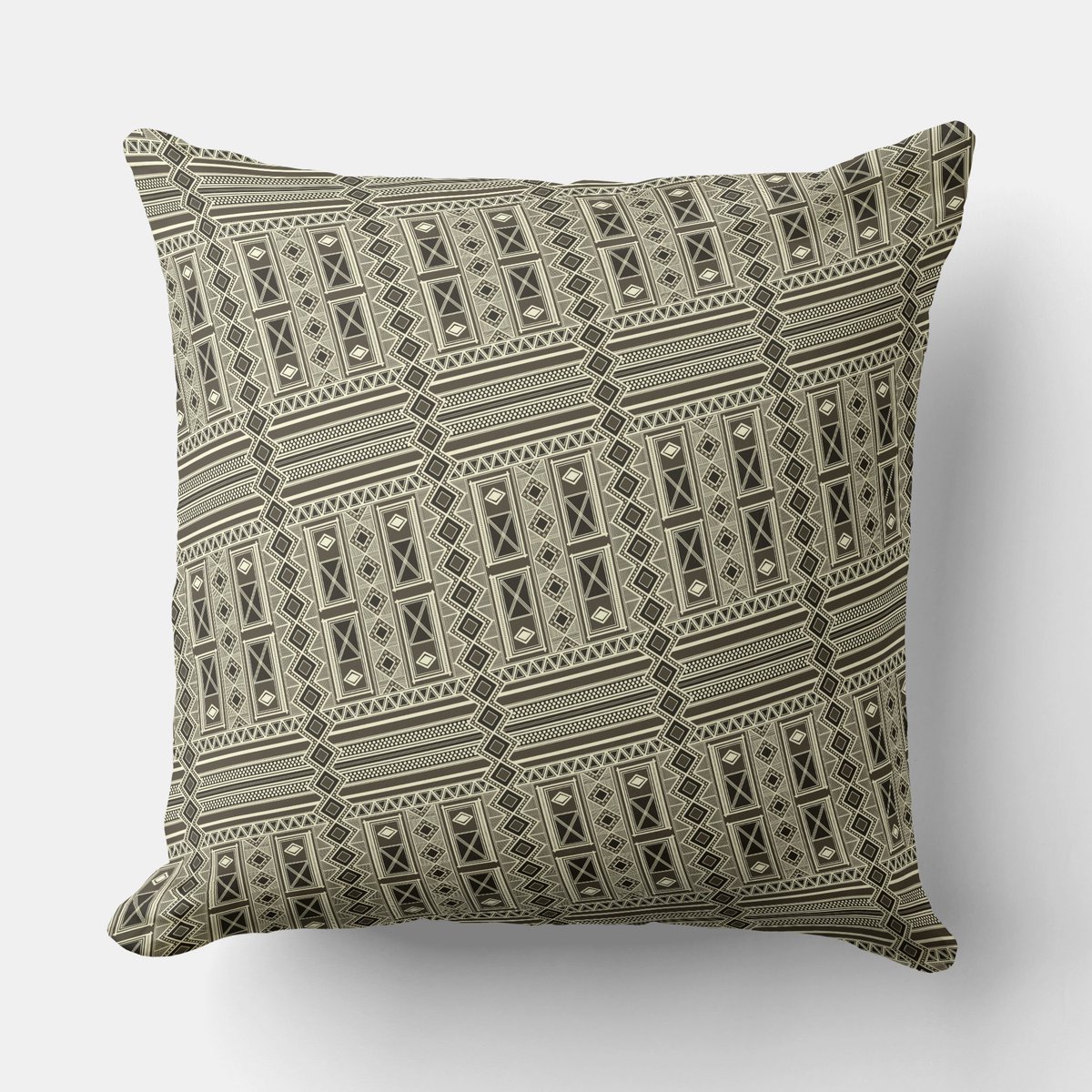 PDyaczenko's tweet photo. Did you know Mali's Dogon people traditionally use geometric patterns in textiles to map out their celestial beliefs? Add cultural flair to your home with this African Mali Pattern Throw Pillow, featuring stunning tribal design. Explore it at https://t.co/QISiwxVN1C. #MaliCulture #TribalArt #HomeDecor #AfricanDesign