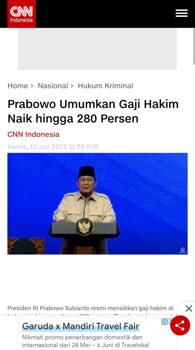 JoyWongSo's tweet photo. Jika masih saja terjadi jual beli perkara di pengadilan, masalahnya bukan di gaji tetapi di oknum hakim itu sendiri. Setinggi/sebesar apapun gaji hakim kalau tidak perna bersyukur sam saja. https://t.co/wLHi4cdbu8
