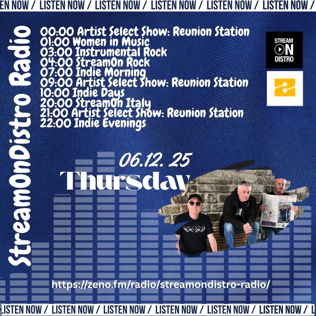 Streamondistro (music distributor) (@streamondistro) on Twitter photo StreamOnDistro Music Distribution
Sharing our artists music with the world
zeno.fm/radio/streamon…
Today’s Artist Select Show: <a href="/ReunionStationB/">ReunionStation</a>
#Thursday #thursdayvibes #Radio #Music #Distribution #Spotify StreamOnDistro Music Distribution
Sharing our artists music with the world
zeno.fm/radio/streamon…
Today’s Artist Select Show: <a href="/ReunionStationB/">ReunionStation</a>
#Thursday #thursdayvibes #Radio #Music #Distribution #Spotify