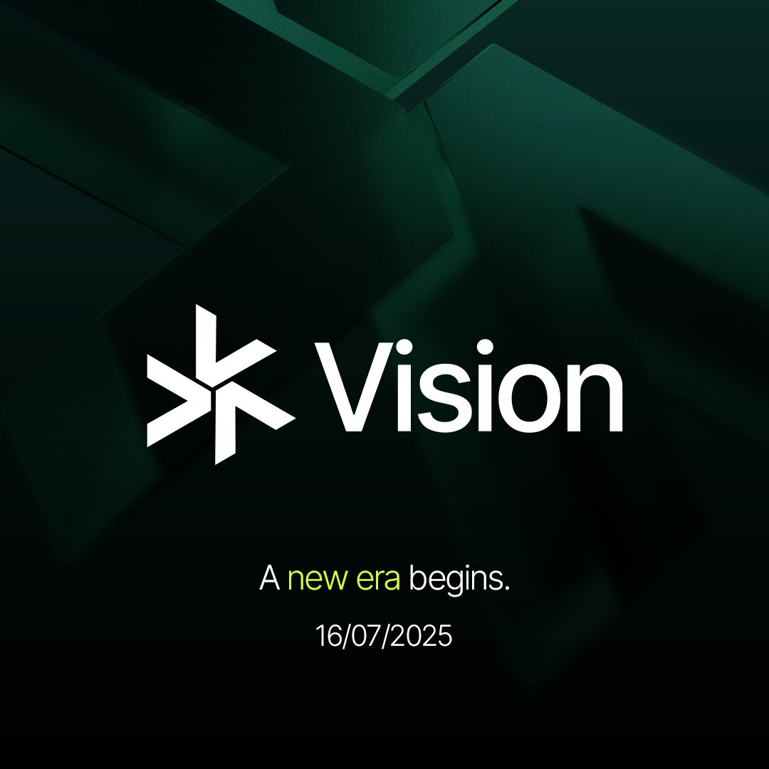 eric_demuth's tweet image. Finally, Vision @vsntoken is here.
Our new platform token brings together everything we’ve built so far and sets the stage for what’s next.
Pantos was initiated in 2018, followed by BEST in August 2019. Today we’re merging BEST and Pantos into one new token: Vision ($VSN). It’s…