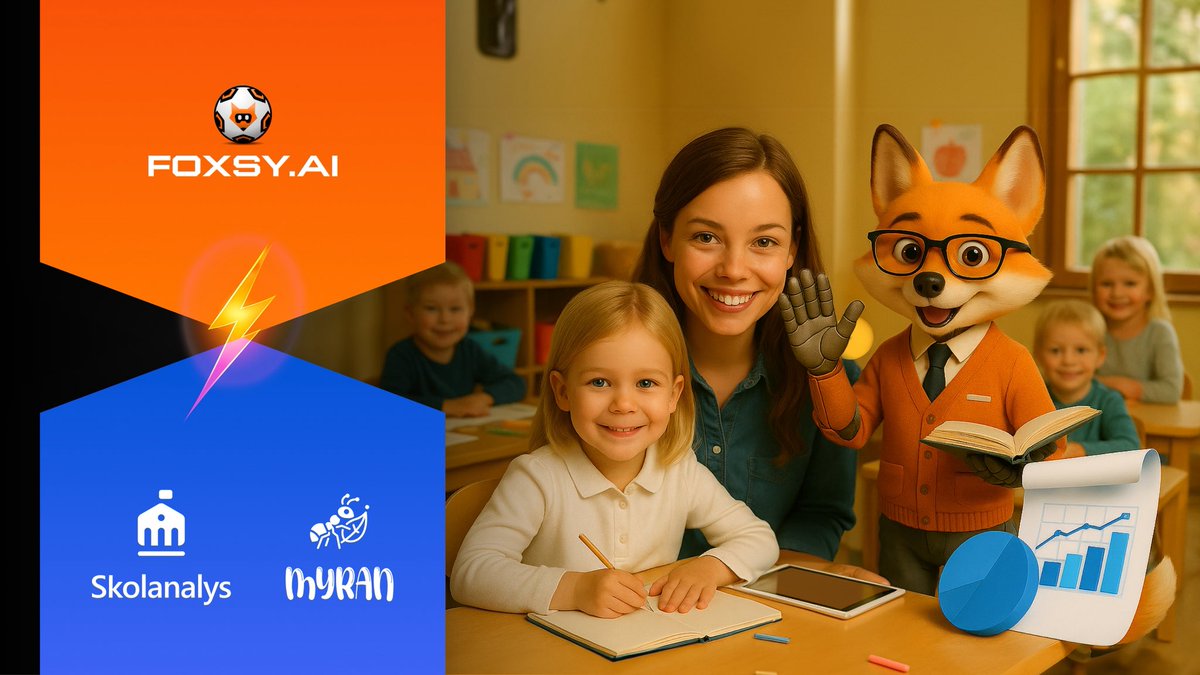 Hello #foxfrens 💙🦊💙, we are thrilled to announce our partnership with Skolanalys Sverige to bring Adaptive Learning AI to kindergartens across Sweden! 🇸🇪🤖📊

<a href="/PulsarMvX/">Pulsar MVX</a> send 2500 FOXSY to 500 reactions

By integrating our advanced Foxagent product core into Skolanalys