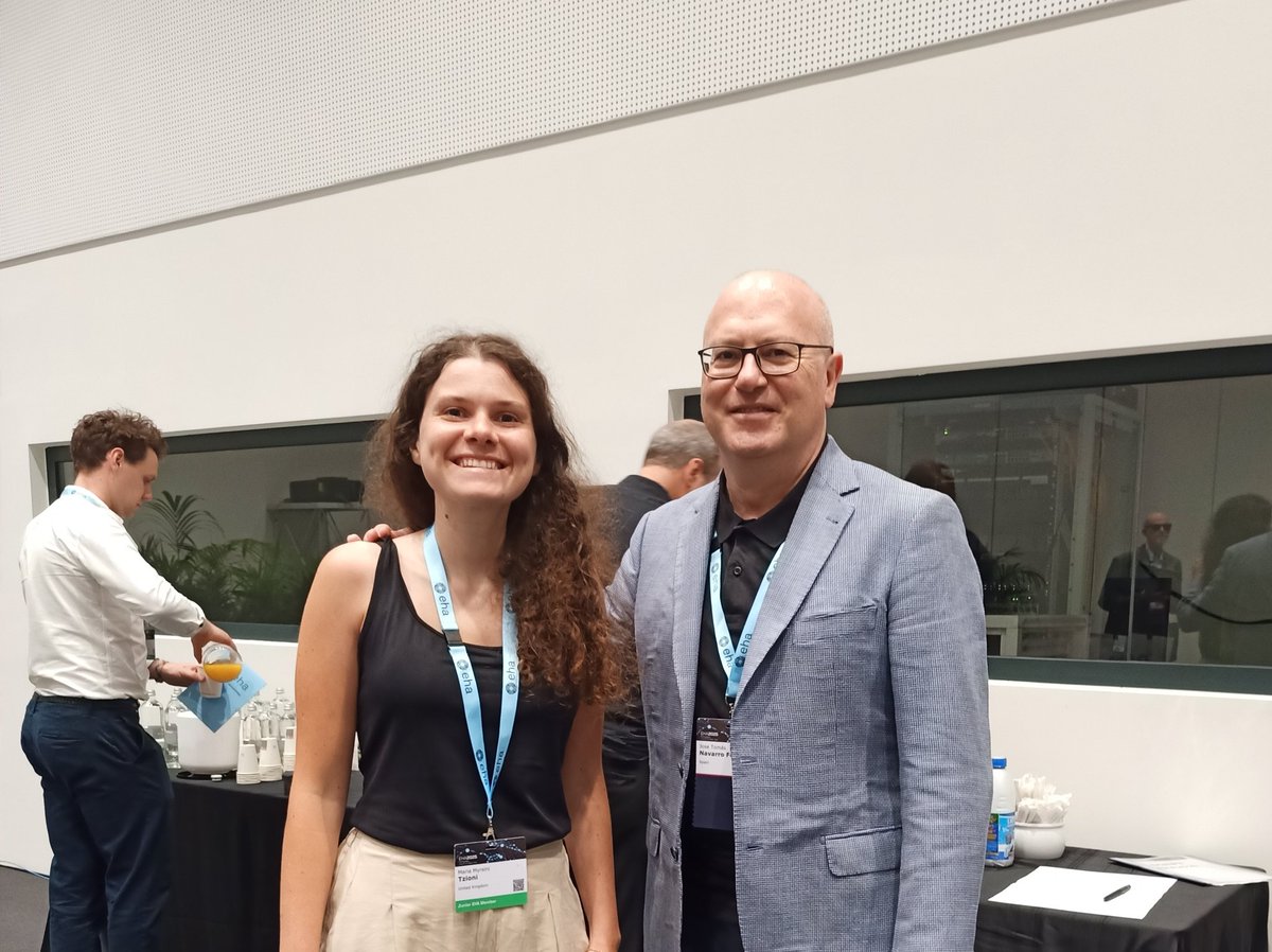 J. Tomás Navarro (@jtomasnavarro) on Twitter photo First meeting of the EHA Mentorship Program with my mentee Maria Myrsini Tzioni from Cambridge. A nurturing experience.
<a href="/EHA_Hematology/">European Hematology Association</a> First meeting of the EHA Mentorship Program with my mentee Maria Myrsini Tzioni from Cambridge. A nurturing experience.
<a href="/EHA_Hematology/">European Hematology Association</a>