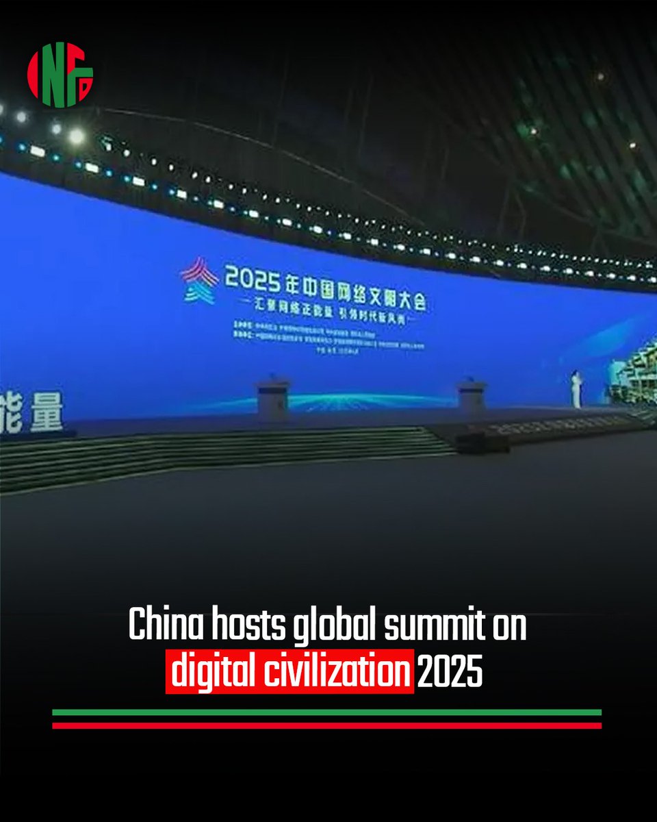 Infodor_pk's tweet image. China’s 2025 Internet Civilization Conference kicked off in Hefei, focusing on promoting positive online culture and responsible digital trends. 
#InternetCivilization #DigitalChina #OnlineEthics #CyberCulture #Hefei2025