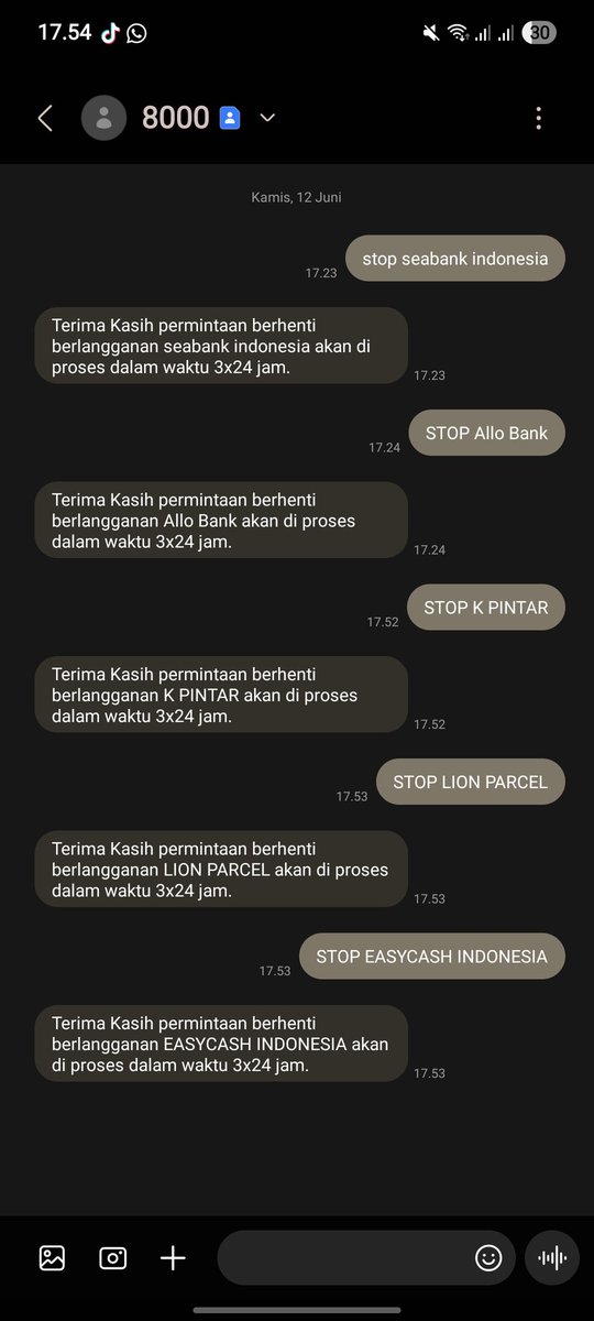 haiigif's tweet photo. ternyata ada 300 sms yg ga pernah dibuka dan isi nya spam semuaaa😌 https://t.co/pPUFCZxJXa