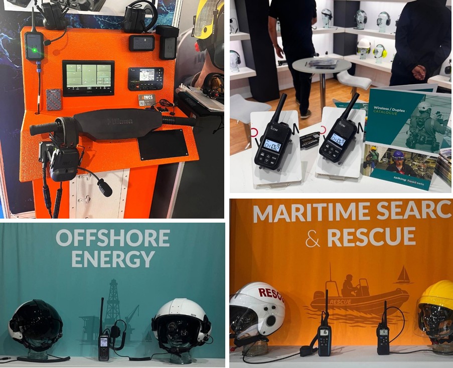A few pictures of the many Icom radios on display around the stands at Seawork this week.

Today is the last day of <a href="/seawork/">Seawork</a> 2025, and we are here until 4 pm. Don’t miss your chance to come and say hello to our team on stand H12 in Hall 1.

#ICOM #Seawork #maritime #marine