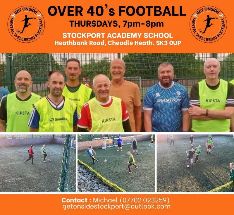Get Onside Mental Wellbeing Football - Stockport tweet media