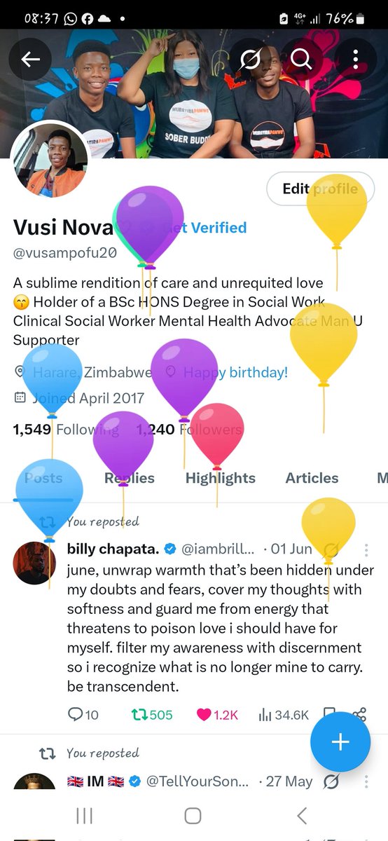 The baloons are mine today. Another day reminding me how old i am becoming.