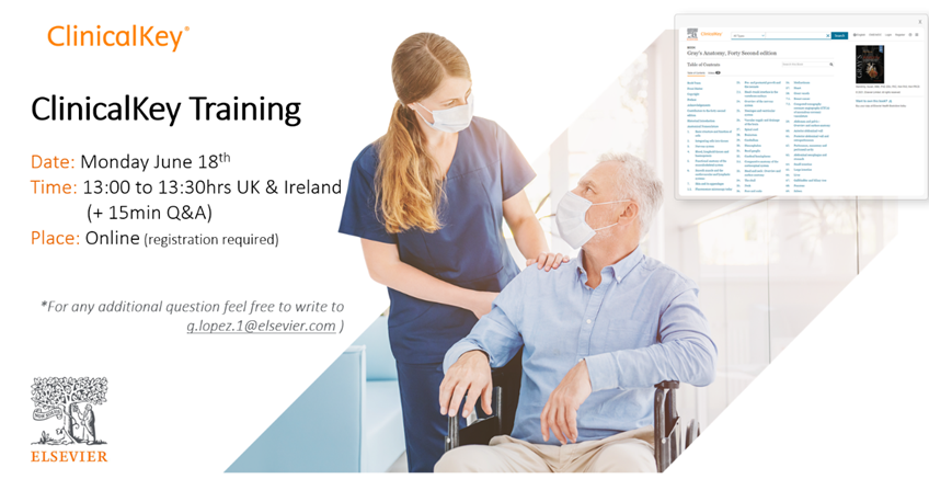 hselibrary.ie (@hselibrary) on Twitter photo #ClinicalKey General Training
🗓️ June 18 | 🕐 13:00 (UK/IE)
Open to clinicians, nurses, researchers & more — ideal for new users or as a refresher.
🔗 Register & view agenda: events.teams.microsoft.com/event/83da1459…
#MedicalEducation #IrishResearch <a href="/NDTP_HSE/">NDTP</a> <a href="/NurMidONMSD/">ONMSD</a> <a href="/WeHSCPs/">National HSCP Office, HSE</a> <a href="/GpTrainees/">ICGP Trainee Network</a> #ClinicalKey General Training
🗓️ June 18 | 🕐 13:00 (UK/IE)
Open to clinicians, nurses, researchers & more — ideal for new users or as a refresher.
🔗 Register & view agenda: events.teams.microsoft.com/event/83da1459…
#MedicalEducation #IrishResearch <a href="/NDTP_HSE/">NDTP</a> <a href="/NurMidONMSD/">ONMSD</a> <a href="/WeHSCPs/">National HSCP Office, HSE</a> <a href="/GpTrainees/">ICGP Trainee Network</a>
