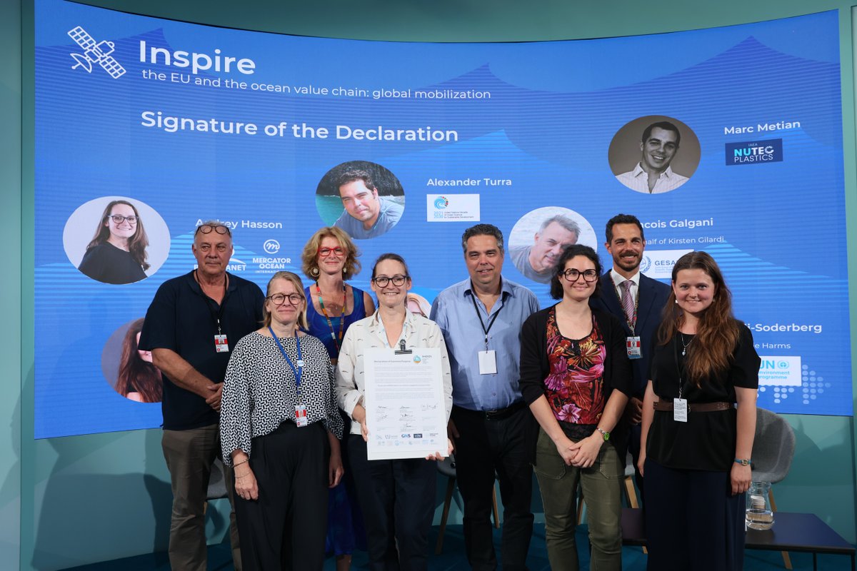 GEOBluePlanet's tweet image. Yesterday we signed the @IMDOS_org declaration to harmonize #marinedebris monitoring efforts, close knowledge gaps & deliver reliable, accessible data to all
Join us today at our #UNOC3 side event
🕰️ 16h-18h30 (with cocktail dinner)
📌 Mama Shelter, Nice
events.eu4oceanobs.eu/e/imdos-unoc3/