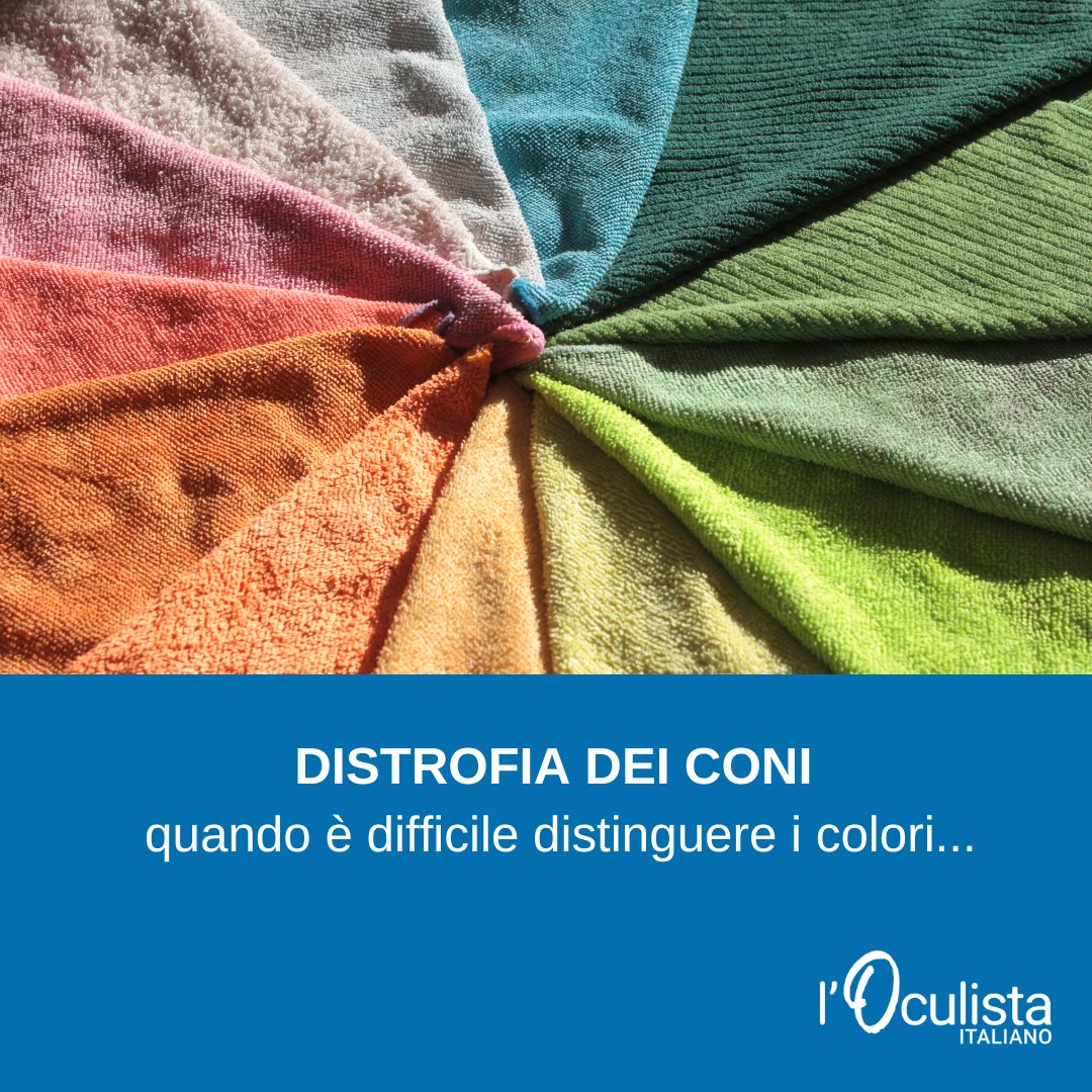 Una graduale e progressiva perdita della capacità di distinguere i colori e di vedere nitidamente: potrebbero essere i primi segnali della distrofia dei coni. Per conoscere lo stato dell’arte vi proponiamo il nostro articolo oculistaitaliano.it/articoli/distr…