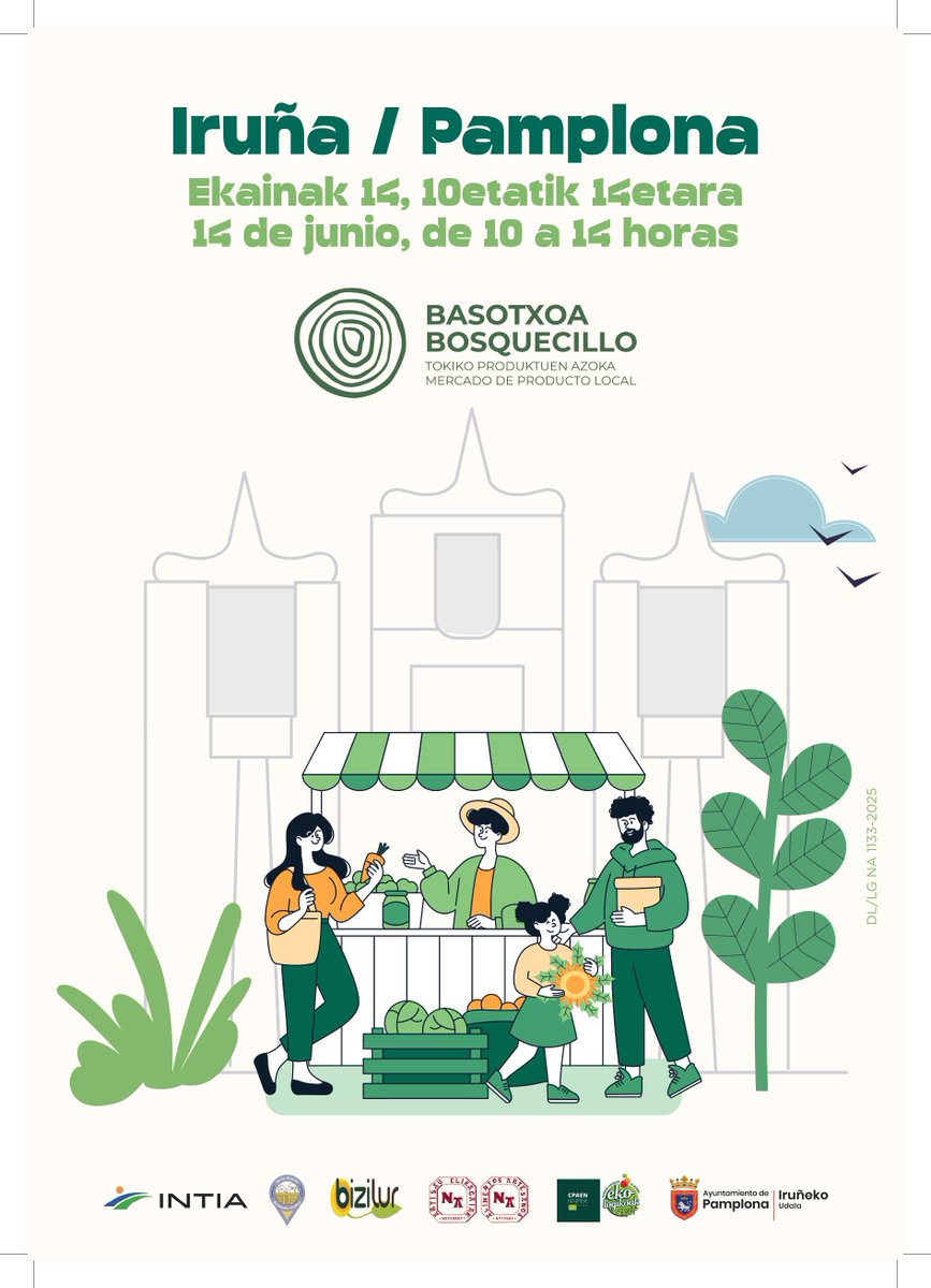 ✅'Basotxoa' consolida su apuesta por el producto local y de temporada en su segunda edición

🔗intiasa.es/web/es/noticia…

✅'Basotxoa' -k tokiko eta sasoiko produktuaren aldeko apustua sendotu du bigarren edizioan

<a href="/BizilurE33274/">Bizilur Herrien Garapenerako Erakundea</a> <a href="/CPAEN_NNPEK/">CPAEN NNPEK</a> <a href="/Pamplona_ayto/">Ayuntamiento de Pamplona</a>