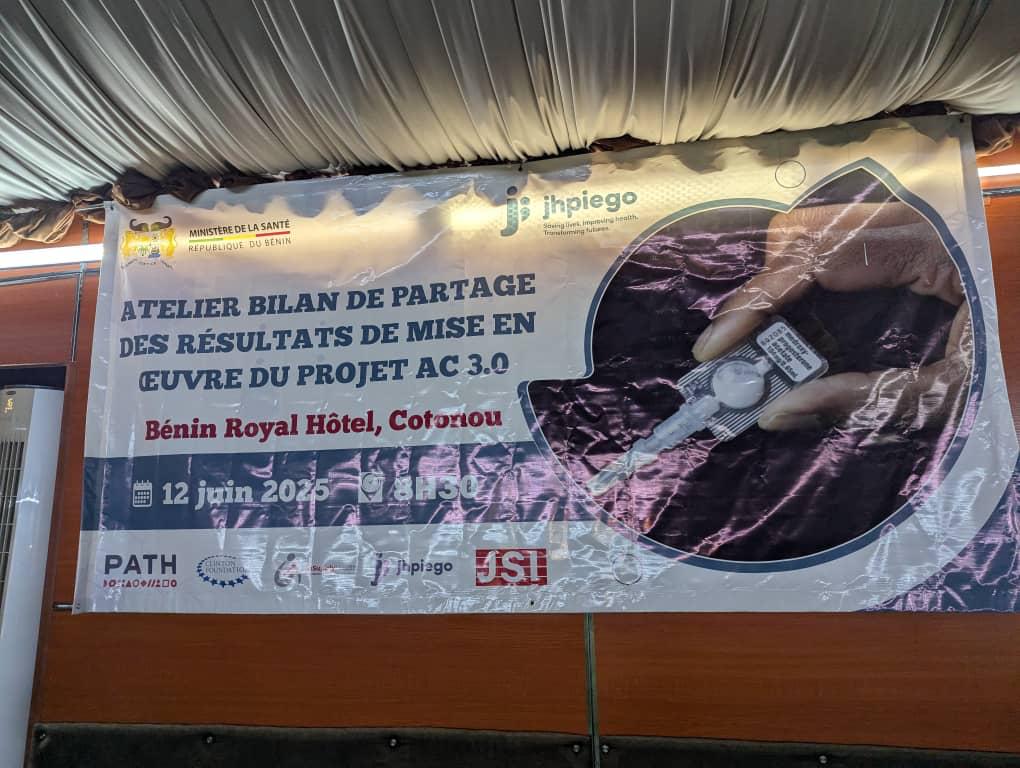 AC a contribué à la quantification 2025-2026 des besoins en contraceptifs 🇧🇯
Un plan d’approvisionnement efficace a été élaboré avec les parties prenantes.
#PlanificationFamiliale #LogistiqueSanté #DMPASC  <a href="/japfbenin/">JA/SR/PF/BÉNIN</a>  <a href="/Jhpiego/">Jhpiego</a>
