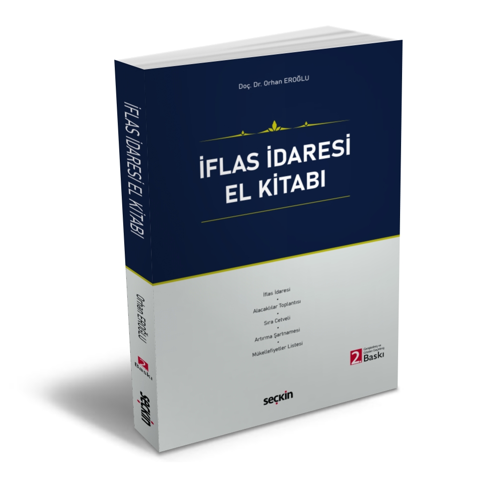 İflas İdaresi El Kitabı

Doç. Dr. Orhan Eroğlu

2. Baskı

seckin.com.tr/kitap/303259538

#seçkin #hukuk #iflas #icra #icraiflashukuku #alacaklı #sıracetveli #artırma #iflasidaresi #hakim #savcı #avukat #adliye #mahkeme