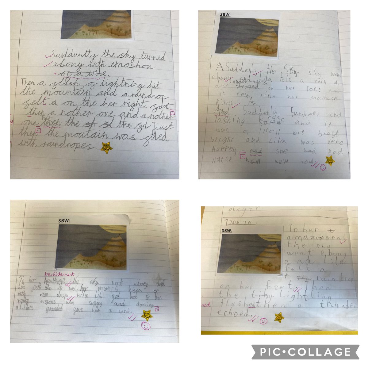 PrimaryFerham's tweet image. Year 2 Short Burst Writing ready to include in a full piece later on. Yes! Only Year 2. ‘The sky turned ebony with emotion.’ ‘To her astonishment…’ ‘To her bewilderment….’ Mrs Fisher is bursting with pride and so is Mrs Fenton! @jmatschools