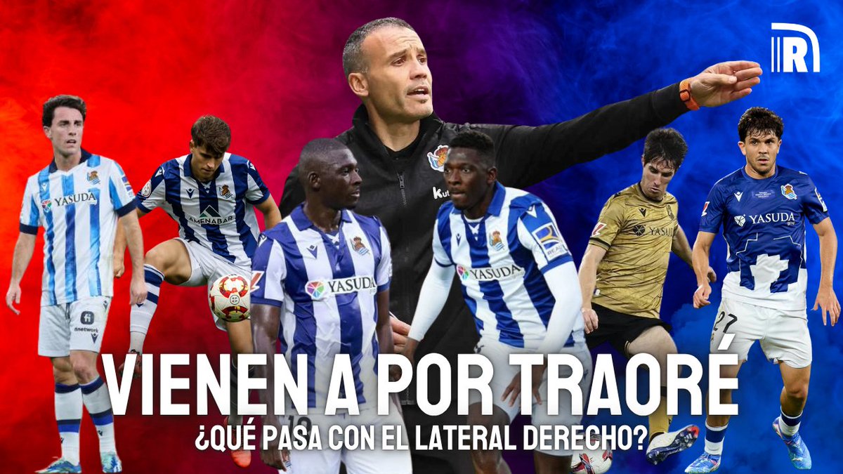 NUEVO VÍDEO🚨

📌Se habla en oferta del firme interés del Paris FC en Hamari Traoré: ¿Qué debe hacer la #RealSociedad?

🤔¿Merece la pena dejarle salir?
🆕¿Quién ocupa el lateral derecho? ¿Fichar?

¡Vente a verlo YA y suscríbete!🔽
youtu.be/0N05vIcJxM0
