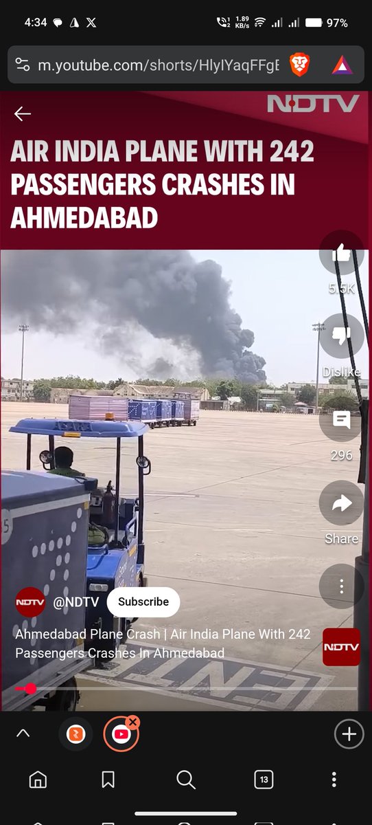 AIR INDIA PLANE WITH 242 PASSENGERS CRASHES IN AHMEDABAD
#planecrash #AirIndia #crash