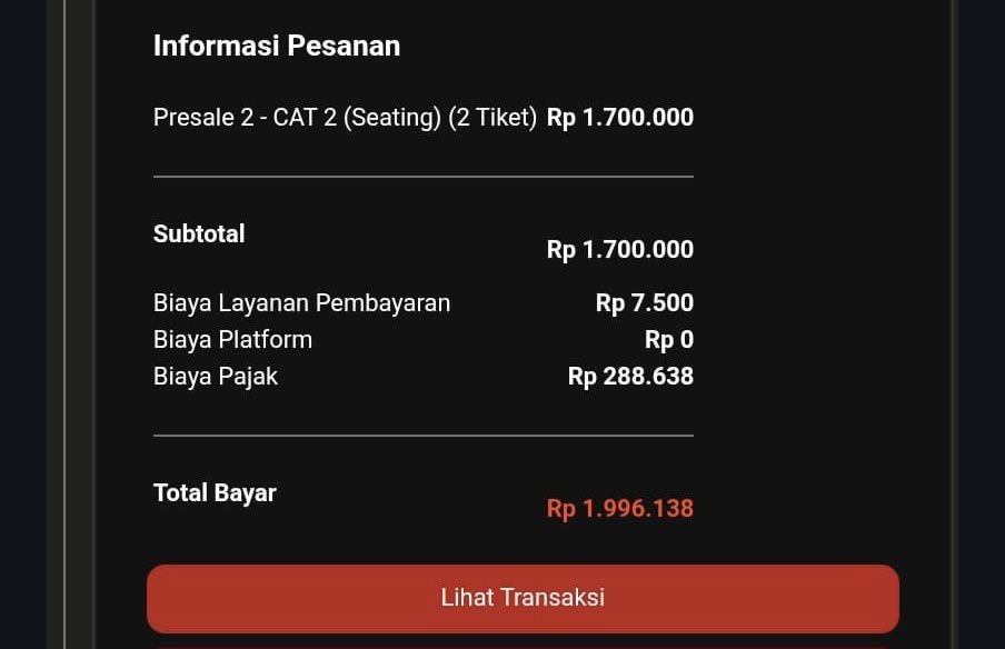 nxxdda's tweet photo. — Want To Sell — 
Tiket Konser Dewa 19 Featuring All Stars 2.0
🗓️ 6 Sep 2025 
📍GBK Jakarta
 ✅ 2 Tiket - CAT 2 (Seating)

wts wtb konser dewa19 #dewa19 https://t.co/YRQGCSAkoh