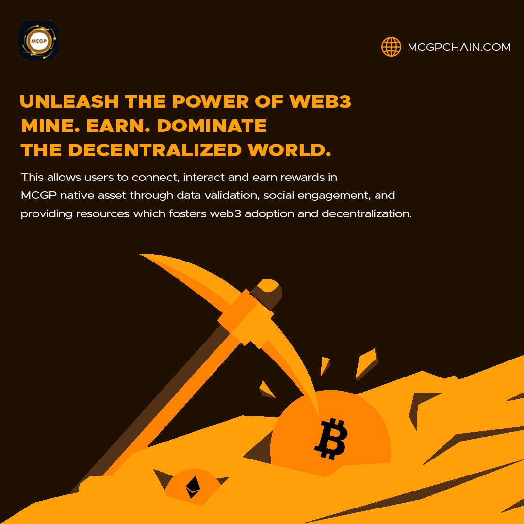 MCGPchain's tweet photo. #Web3 mining coming soon π₯ππ―
#crypto #blockchain #buidl #mining #onchain #Hodl #validation #social #engagement #adoption #decentrilation #MCGP #MCGPCHAIN #MINE #EARN #DOMINATE https://t.co/Kki307iNTu