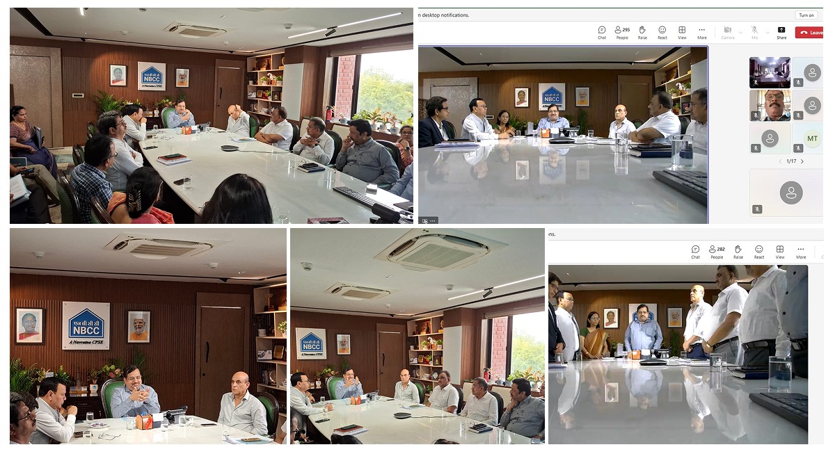 OfficialNBCC's tweet photo. Shri K.P. Mahadevaswamy, CMD, #NBCC, addressed all employees via VC, sharing his enriching experience at ILO Geneva. A proud and inspiring moment for the entire NBCC family.
#NBCC #Leadership #ILOGeneva #CMDAddress #GlobalPlatform #ProudMoment https://t.co/8ZxBOf6KqB
