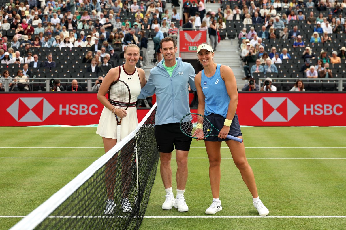 It was great to have our 5 time Champion Andy Murray here on Monday for the official opening of the newly-named Andy Murray Arena. 

📷 Getty Images for LTA