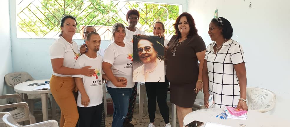 yaniovaFMC1's tweet photo. #FMCy #ACPDI en Villa Clara alineando voluntades a favor de continuar consolidando #TodosLosDerechosParaTodasLasPersonas. #MujeresEnRevolución @FMC_Cuba @TeresaBoue @SuselyMorfaG @ACPDI_Cuba @MTSS_CUBA https://t.co/aEZdXQDK6S