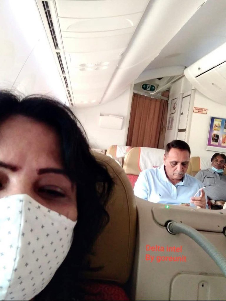 Last pix of Gujarat’s ex cm Vijay Rupani in air india flight #AirIndiaCrash #AirIndiaFlightCrash #AirindiaPlane #london