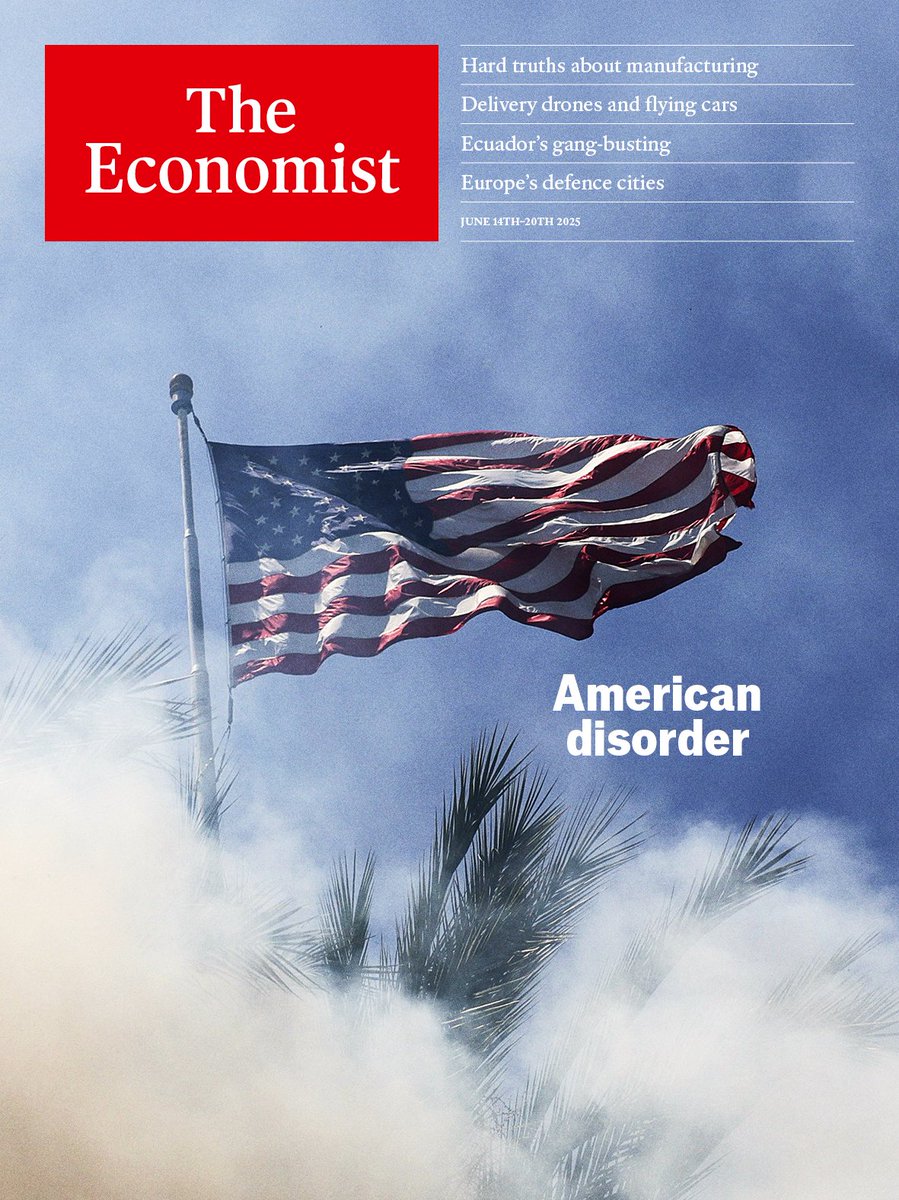 Donald Trump is betting that a cycle of protest, violence and repression benefits him and makes his opponents look extreme. But what serves the president is dangerous for a divided country econ.st/4429j8M