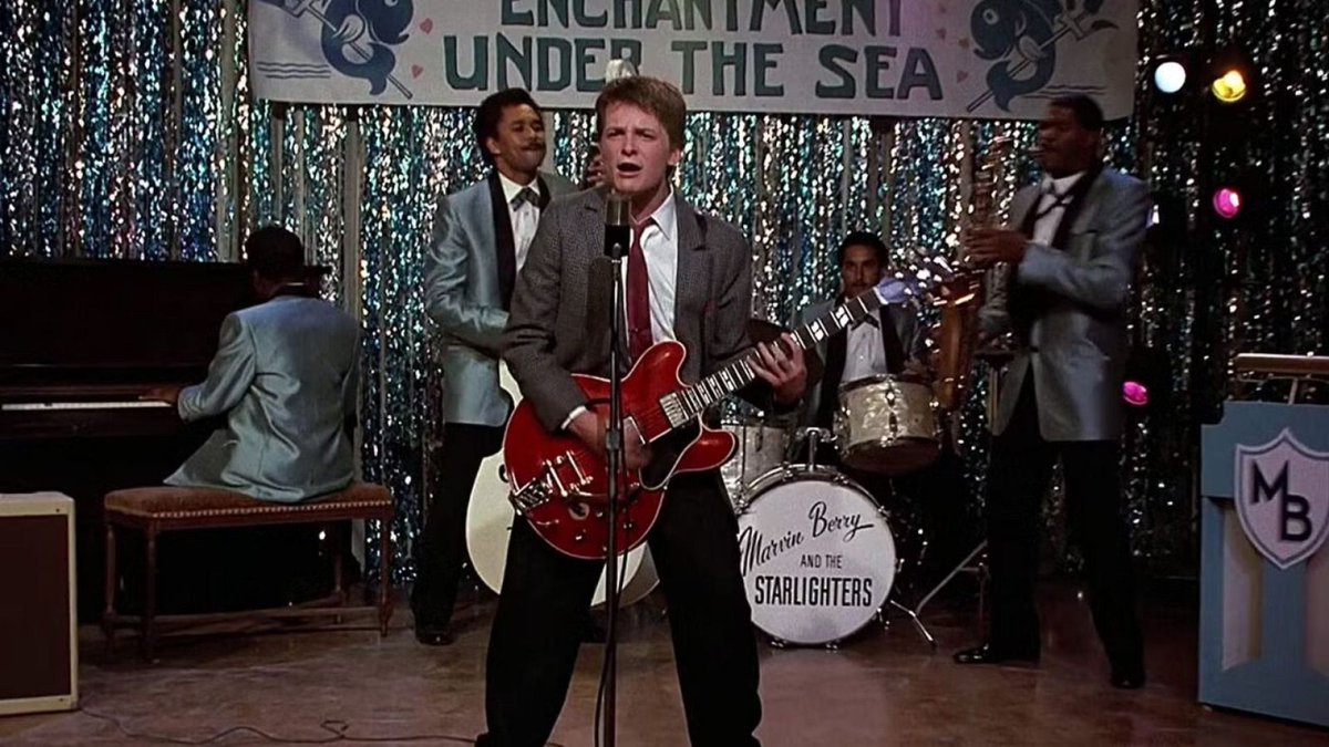 TechbotTimes's tweet image. Lost To The Future: &apos;Back To The Future’ stars join Gibson in search for missing guitar