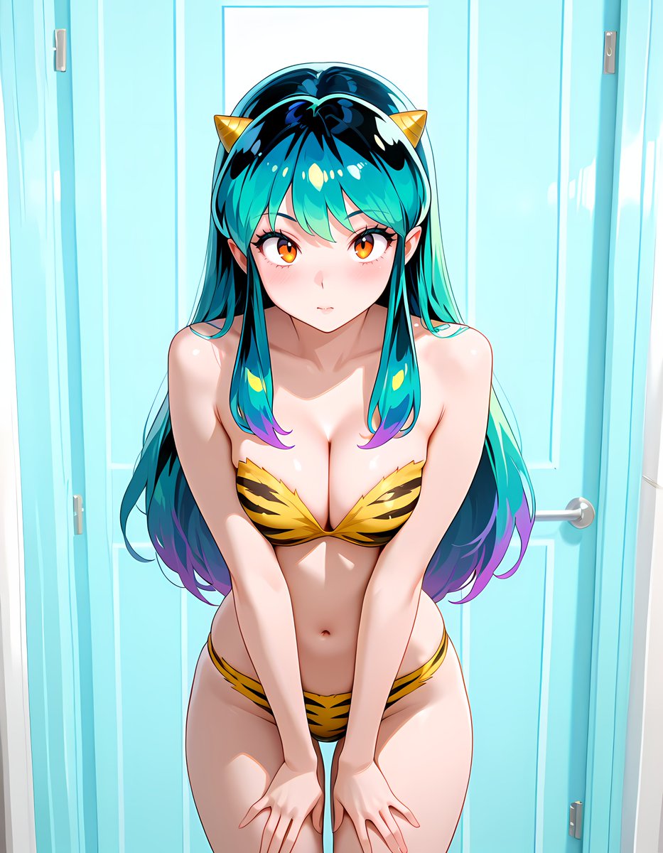 seliseliselia's tweet photo. 個人的に好きなキャラ
 ラム「みんな うる星やつら 応援してくれてるっちゃ？」
ラムちゃん推し！　非公式イラスト
#AIイラスト #ラム #うる星やつら https://t.co/5szVFrFGbL