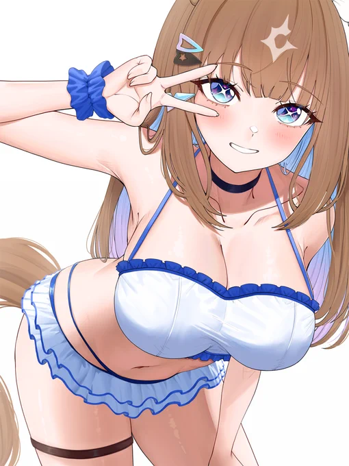 水着のアイちゃんです! #アーモンドアイ