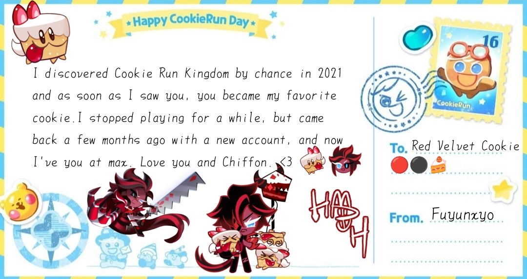 fuyuncho's tweet photo. #Happy_CookieRunDay #16th_Cookieletter https://t.co/ugk5sVYLqV
