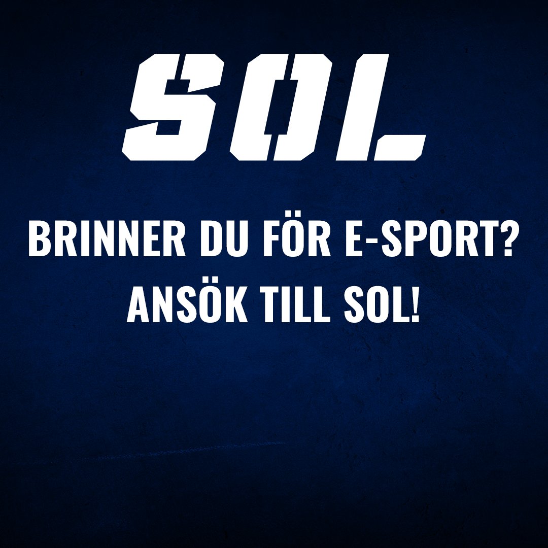 Vi på Svenska Onlineligan (SOL) söker dig som vill vara med och skapa något riktigt fett inom svensk E-sport.  

Ansök via länken👇
tinyurl.com/SOLANSOKAN