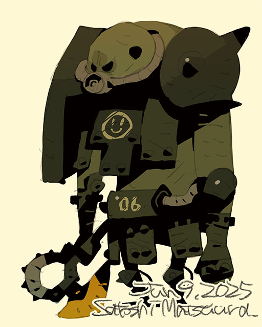 hiziri_pro's tweet image. ZAKU II man.
I've posted a new illustration to my Patreon! Full size JPG, PSD and video files can be downloaded according to the amount of support. patreon.com/satoshi_matsuu…
#creaturedesign
