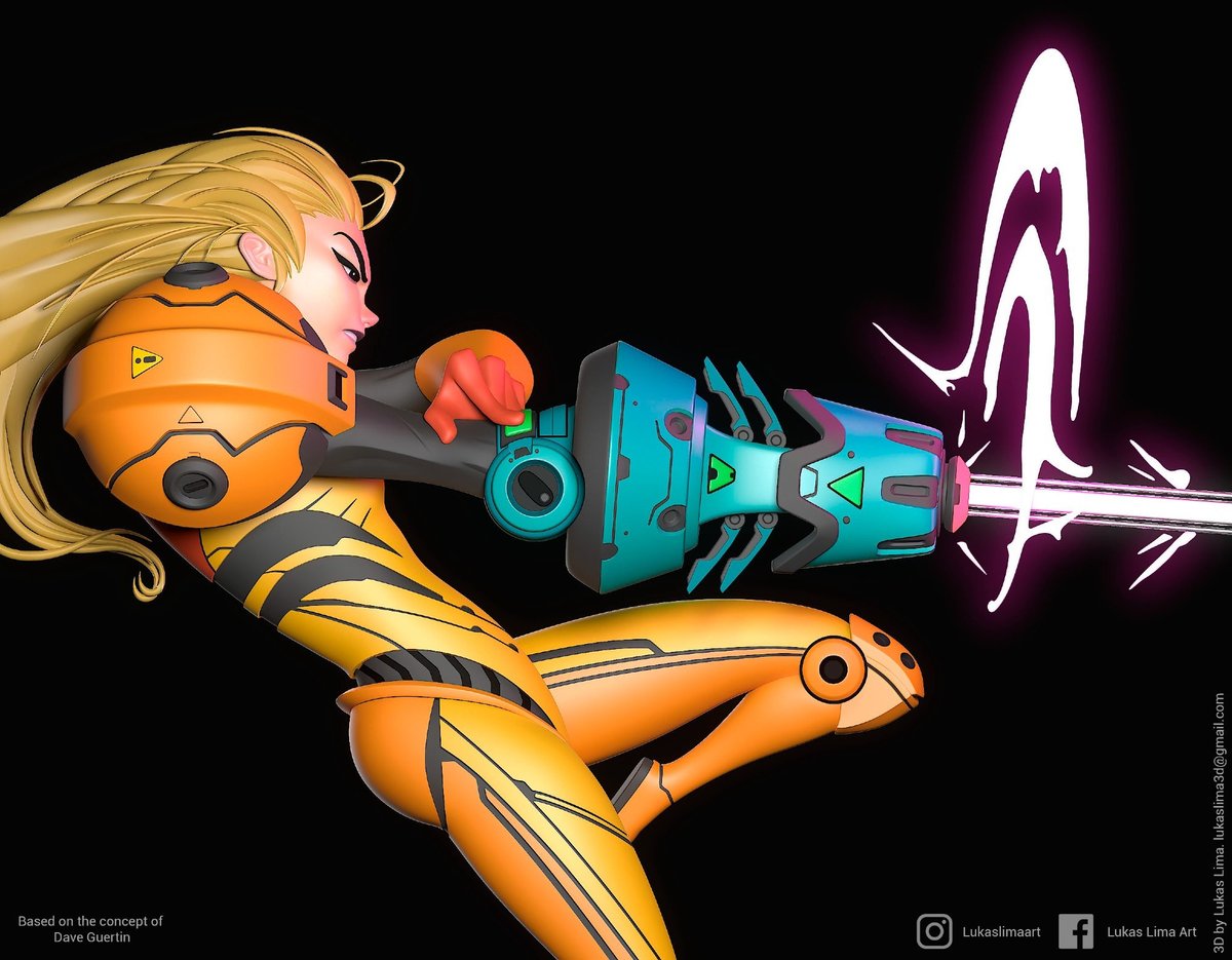 Samus!     
Inspired by the concept of <a href="/daveguertinart/">Dave Guertin</a>