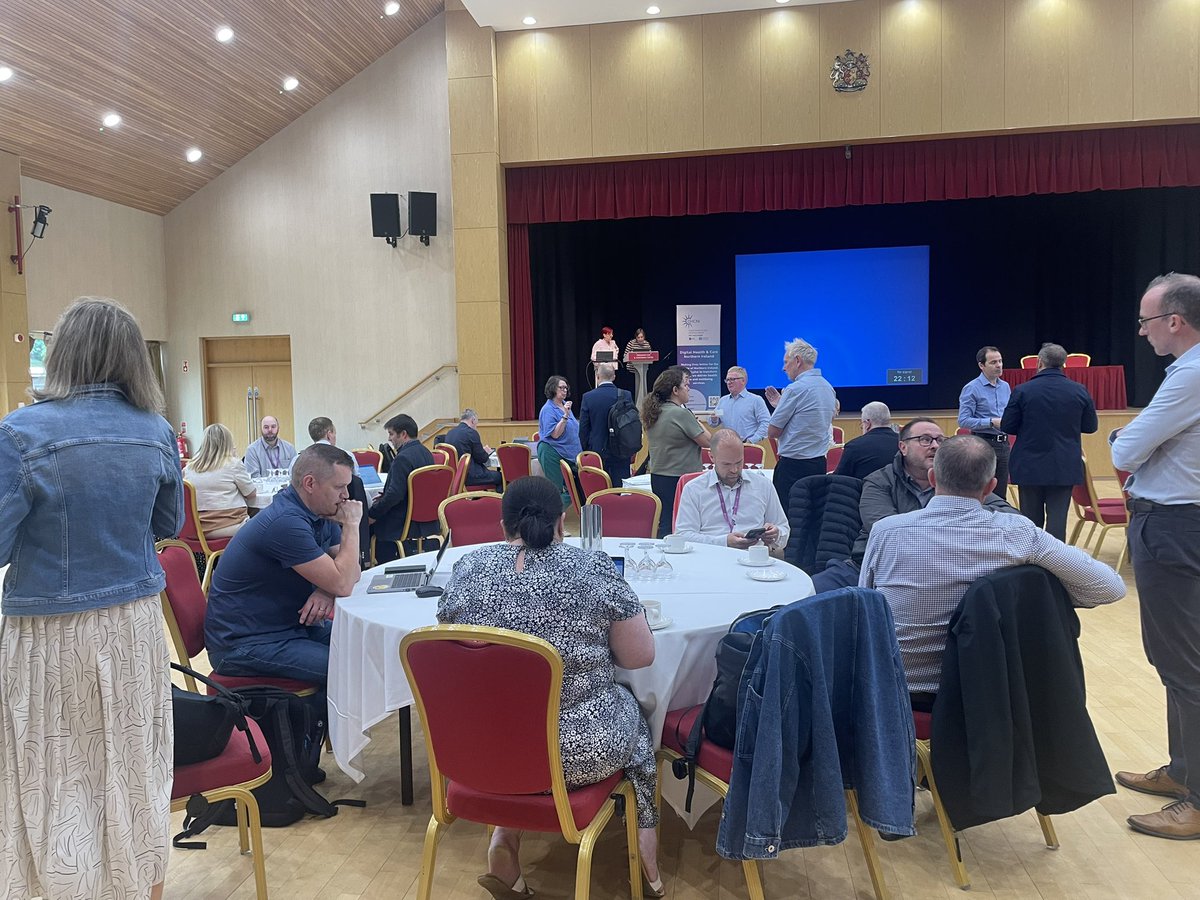 Welcoming colleagues from across #HSCNI to discuss best practice and lessons learned in managing the digital programmes and projects across the health service in NI. 
#HSCGoesDigital