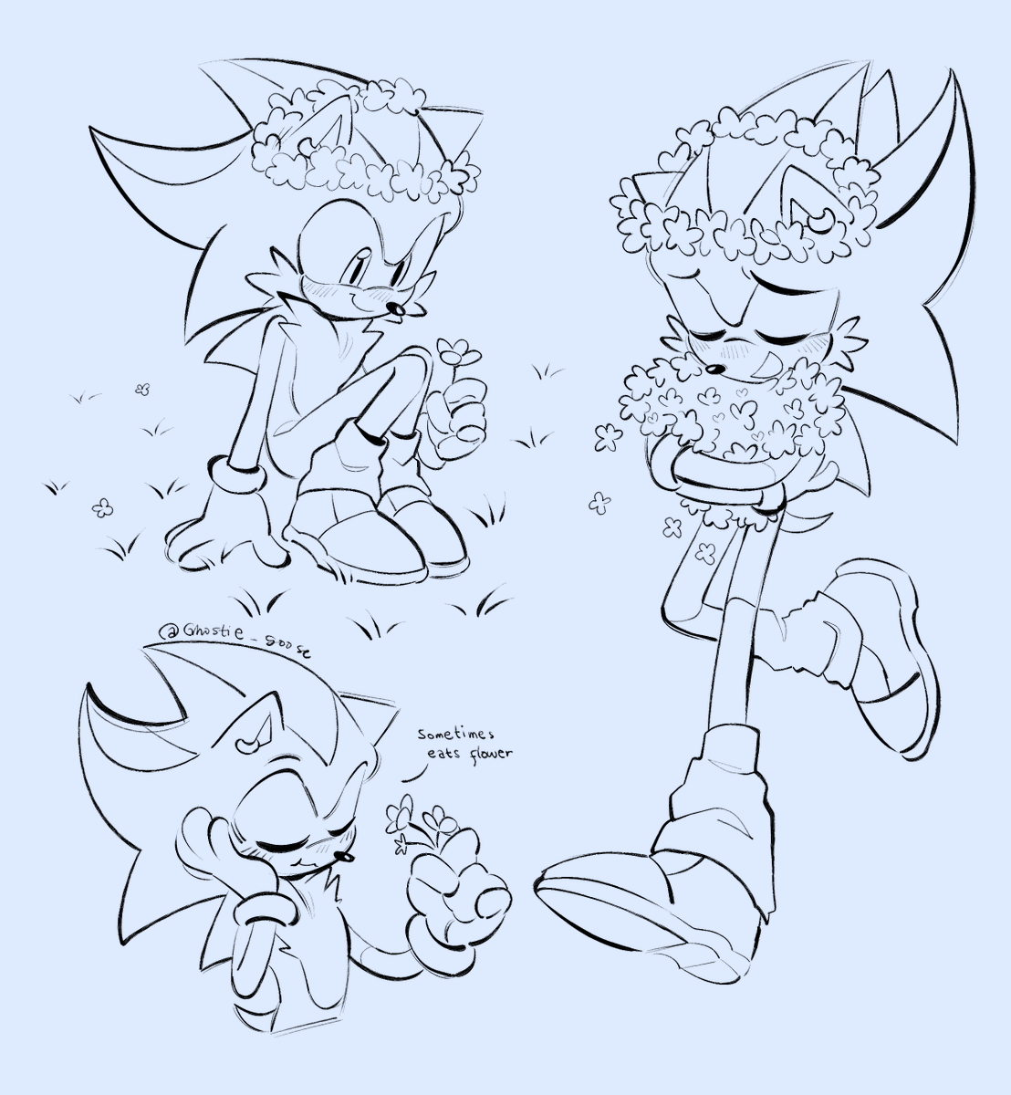 Coy Doodles :D he loves flowers hehe

#sonadowfanchild