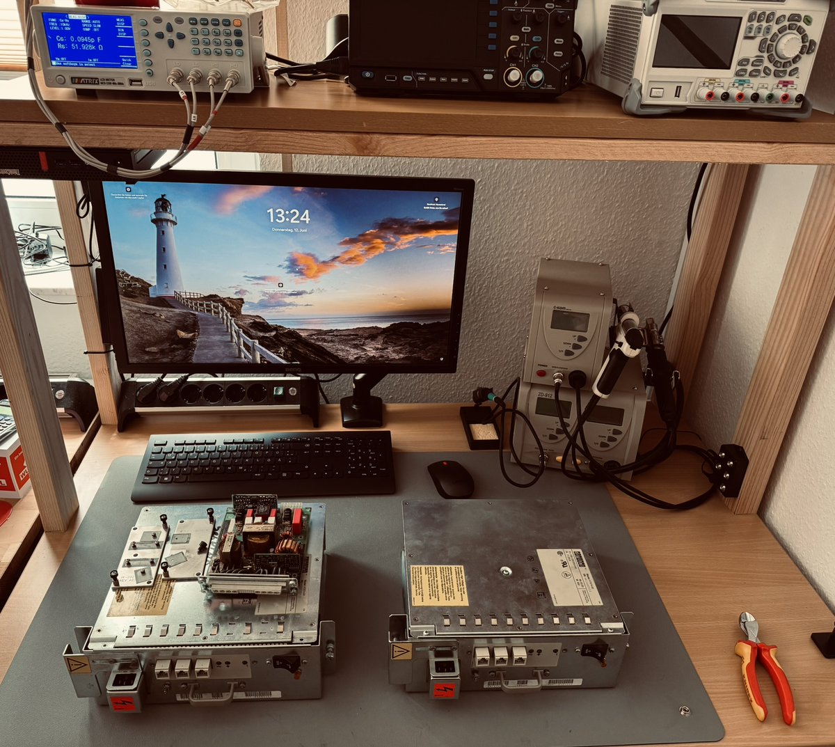 deccomputers's tweet image. The time has come to start repairing the VAX 4000/300 power supply. It has been broken for about two months.