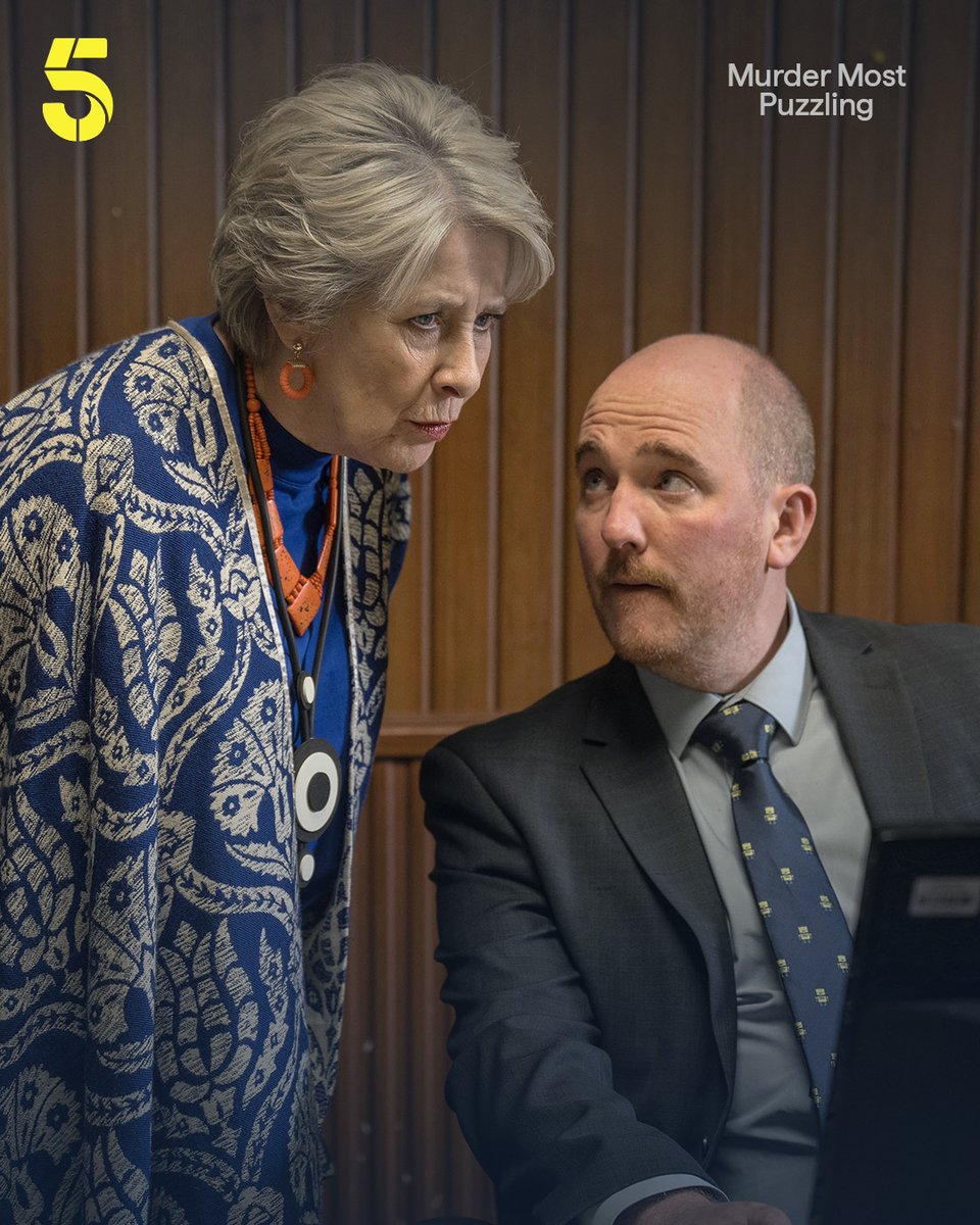 channel5_tv's tweet photo. A murder shakes a quiet town - and a cryptic clue is left behind 🕵️‍♂️ The police turn to Cora Felton, the Puzzle Lady, but as she digs deeper, dark secrets unravel… and she lands in the killer’s sights. 👀

Murder Most Puzzling. 19th June 8pm. Watch | Stream on 5
#murdermostpuzzling #PhyllisLogan