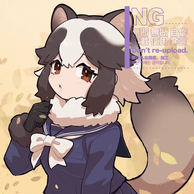 #このタグを見た人はけもフレのタヌキを貼って