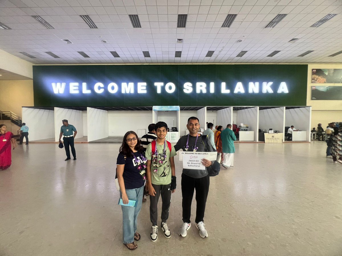 DmcOrchid's tweet photo. 🎥🌴 Just Landed in Paradise! 

Our happy guests arriving in beautiful 

Let the vacation begin!
🌞📸 Stay tuned as we explore the Pearl of the Indian Ocean together.

#OrchidIncoming #SriLankaDiaries #GuestArrival #TravelWithUs #IslandVibes #SriLankaVacation #B2BTravelExperts https://t.co/qWEM5h2vwi